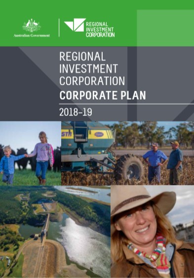 Corporate Plan 18/19 front cover image