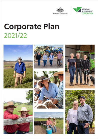 Corporate Plan 2021/22 cover