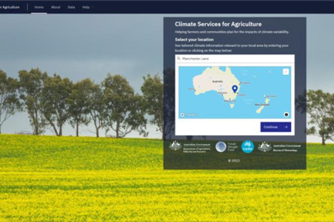 Climate Services for Agriculture screenshot